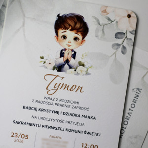 Zaproszenie Komunijne