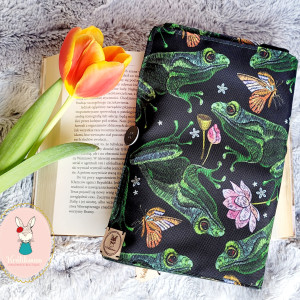 Etui na książkę: żaba