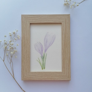 Rozkwitnij na nowo. Oryginalna akwarela