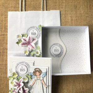 400,Komunia – kartka w pudełku z torebką