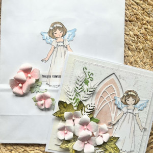 402,Komunia – kartka w pudełku z torebką