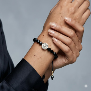 Bransoletka Korale Czarne Drzewko Szczęścia