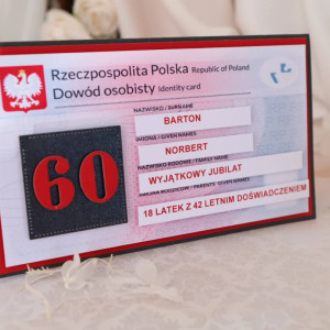 Śmieszna kartka dla mężczyzny na 60 urodziny