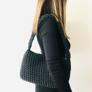 Mała torebka na ramię, prostokątna torba .