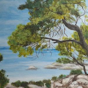 ZESTAW PEJZAŻY RĘCZNIE MALOWANYCH NA PŁÓTNIE "KAMIENNE SZEPTY"