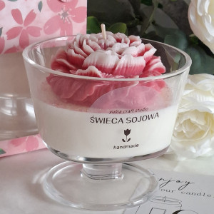 Świeca sojowa Piwonia.