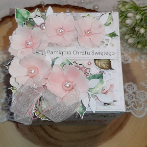 Exploding Box na Chrzest dla dziewczynki