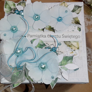 Exploding Box na Chrzest dla chłopczyka