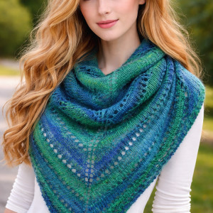 Chusta wełniana hand made