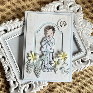 411,KARTKA NA KOMUNIĘ DLA CHŁOPCA