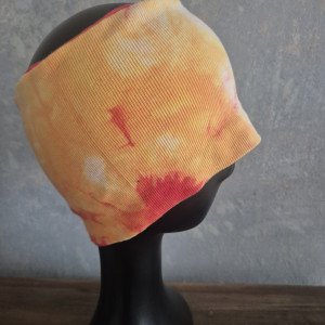 opaska kolorowa wiosenna recznie farbowana