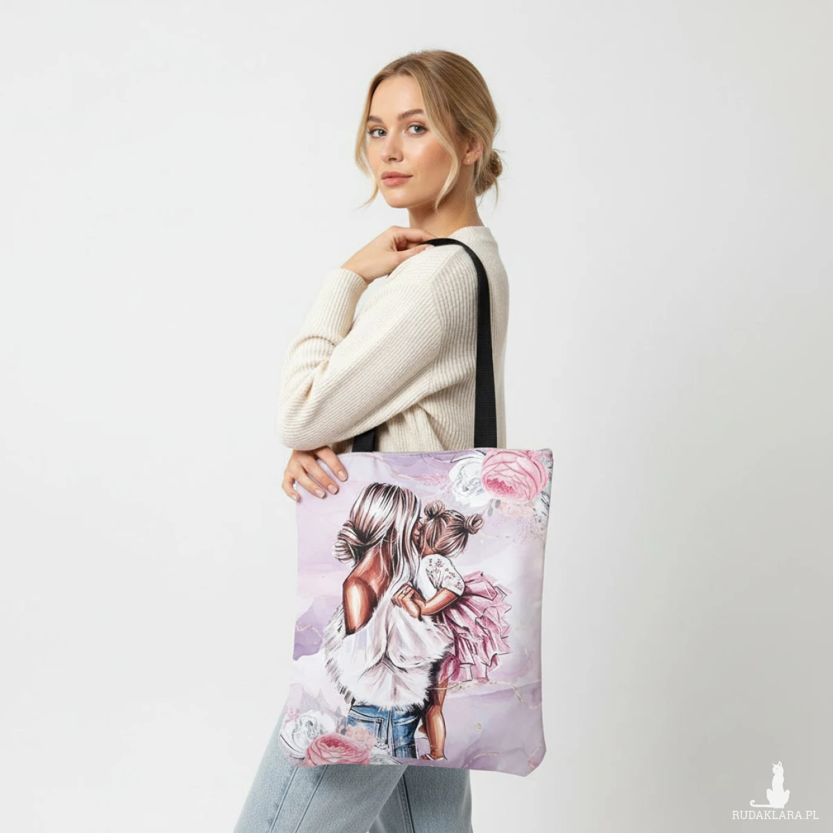 Torba Damska Handmade Shopperka na Ramię Pojemna | Polska