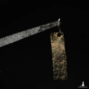 Personalizowany Brelok z Mosiądzu Ręcznie Kuty – Unikat Handmade, Grawer/Inicjały, Prezent | LATEM#003