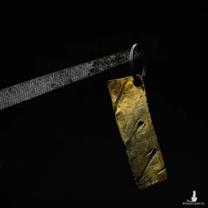 Personalizowany Brelok z Mosiądzu Ręcznie Kuty – Unikat Handmade, Grawer/Inicjały, Prezent | LATEM#006