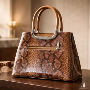 torba Vinted motyw skóry węża