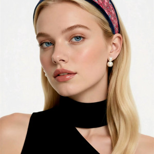 opaska wiosenna dzianinowa