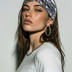 opaska wiosenna turbanowa