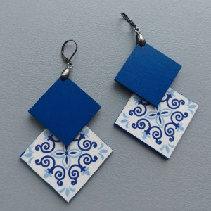 Geometryczne kolczyki