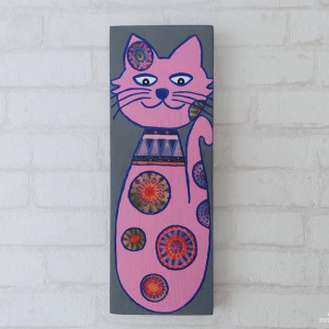 Obraz na desce kot Ignacy