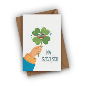 Kartka okolicznościowa- Na szczęście