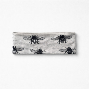 opaska wiosenna dzianinowa w muchy