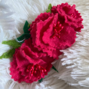 Bukiecik z filcu