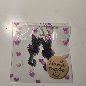 Aaa koty dwa kolczyki