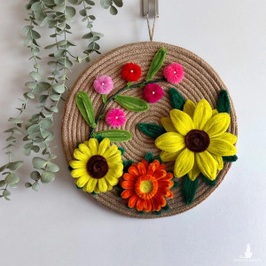 Kompozycja kwiatowa z margaretkami (produkt na zamówienie)