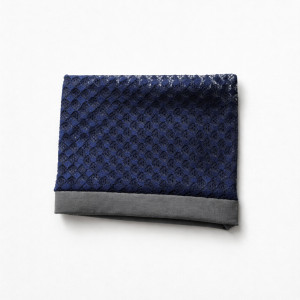 opaska koronkowa granatowa