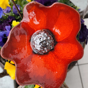 kwiat ceramiczny poidło dla owadów