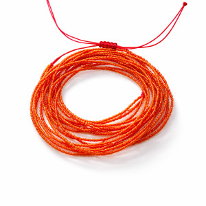 Bransoletka Ognisty Pomarańcz z Czerwienią