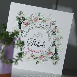 Zaproszenie Komunijne