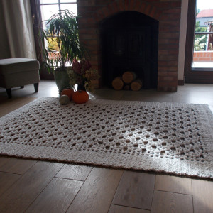 Duży Dywan Simon Ecru