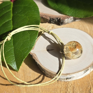 Bransoletka z kwiatami regulowana