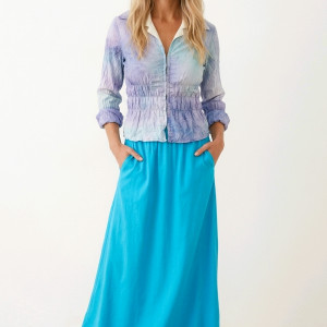 Spódnica Długa niebieska