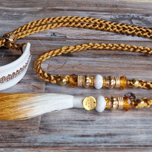 Smycz ringowa,  ringówka, wodzik, show leash