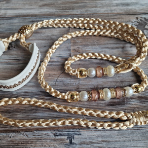 Smycz ringowa,  ringówka, wodzik, show leash