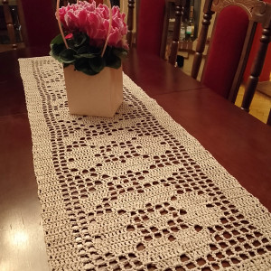 Bieżnik Romantyczny w kwiaty