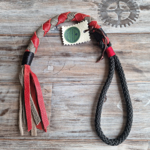 Zabawka dla psa ze skóry naturalnej, szarpak, akcesoria dla psa