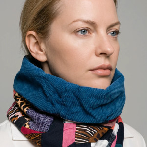 Komin patchworkowy kolorowy