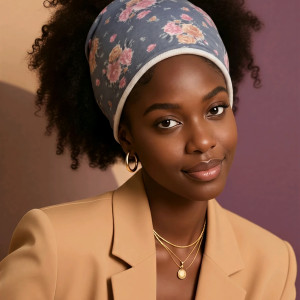 opaska dzianinowa szeroka