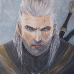 Hunter, obraz olejny