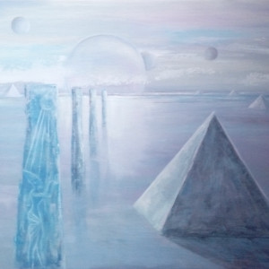 Gdzieś Daleko, obraz olejny