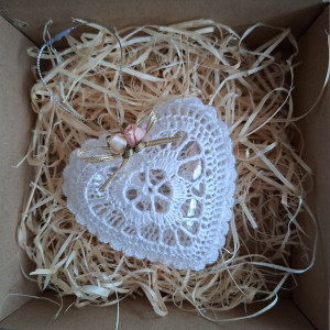 Serduszka na szydełku