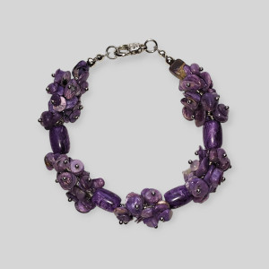 Bransoletka z Czaroitu " Kamień Transformacji i Duszy "