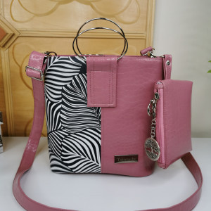 Mała torebka damska na ramię z portfelikiem