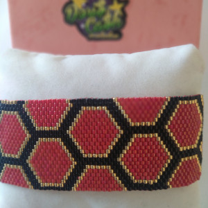 Branzoletka z koralików miyuki