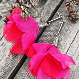 ,, baletnica w różu i czerwieni,,