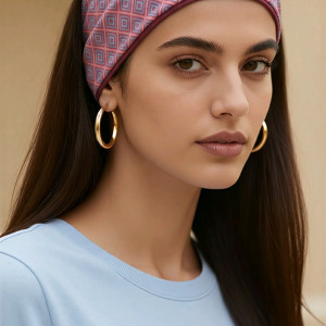 opaska wiosenna we wzory