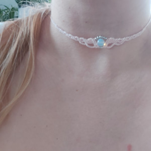 naszyjnik mikro makrama